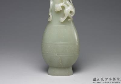 图片[2]-Jade vessel with chi-dragon pattern, Qing dynasty (1644-1911)-China Archive